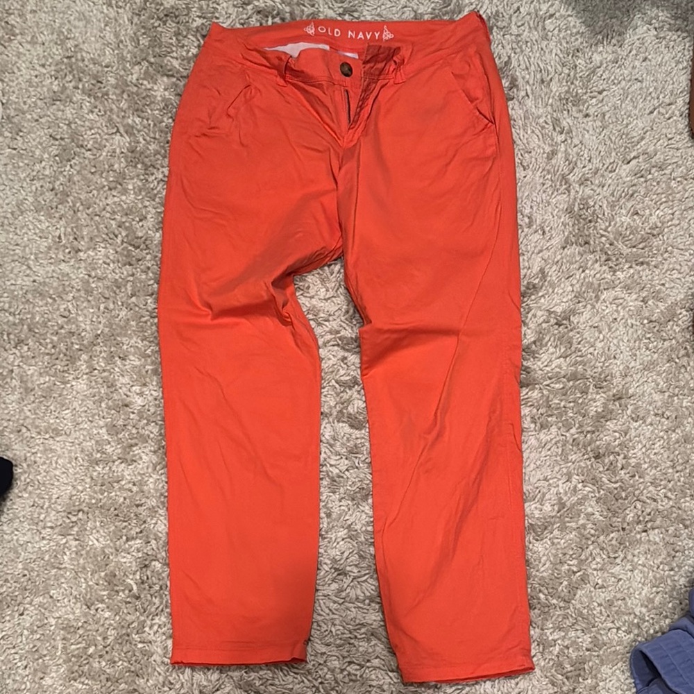 Old Navy women’s size 4 Orange Pants